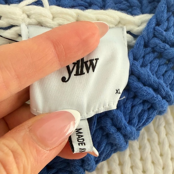 Yellow The Label Chunky Color Knit Sweater - Picture 7 of 8